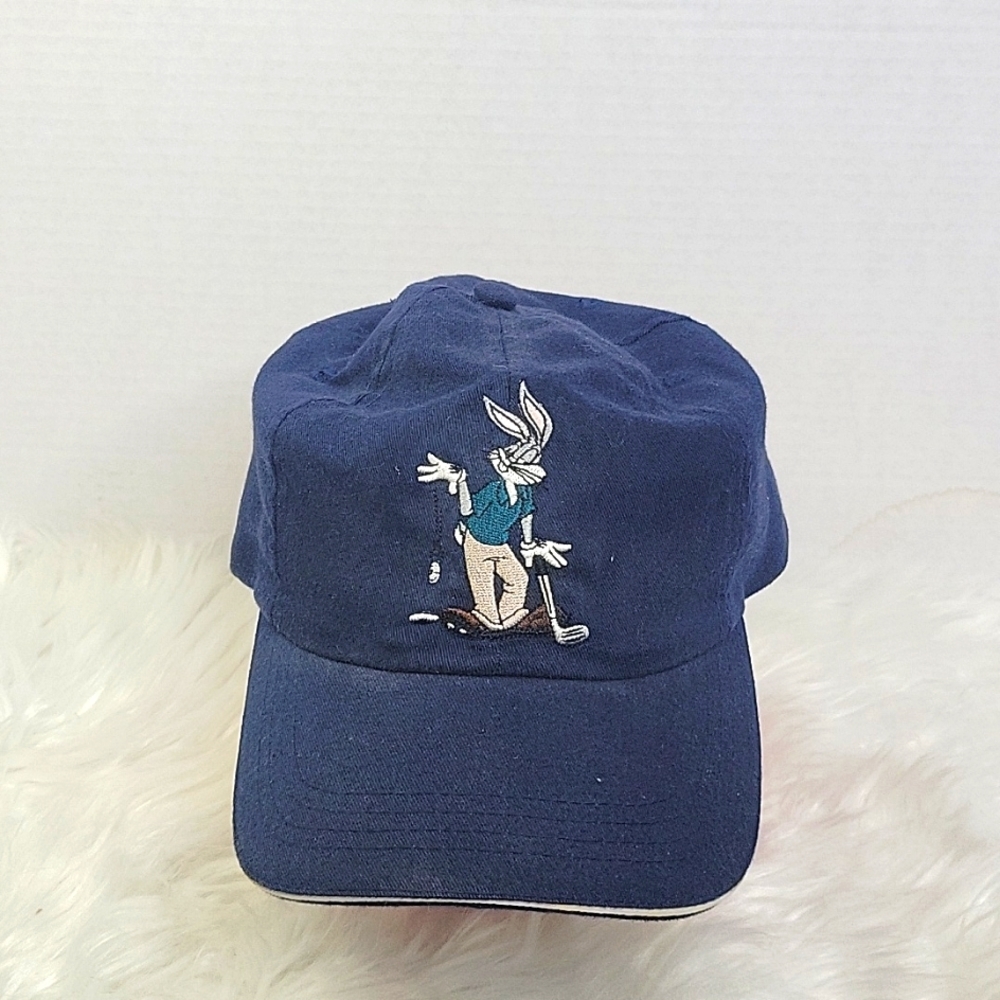 WARNER BROTHERS Blue King Putt Bugs Bunny Golf‎ Hat